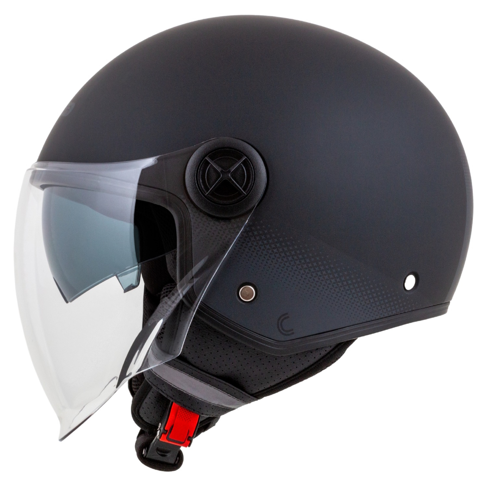 Motorcycle Helmet Cassida Handy Plus Matte Black Gray InSPORTline