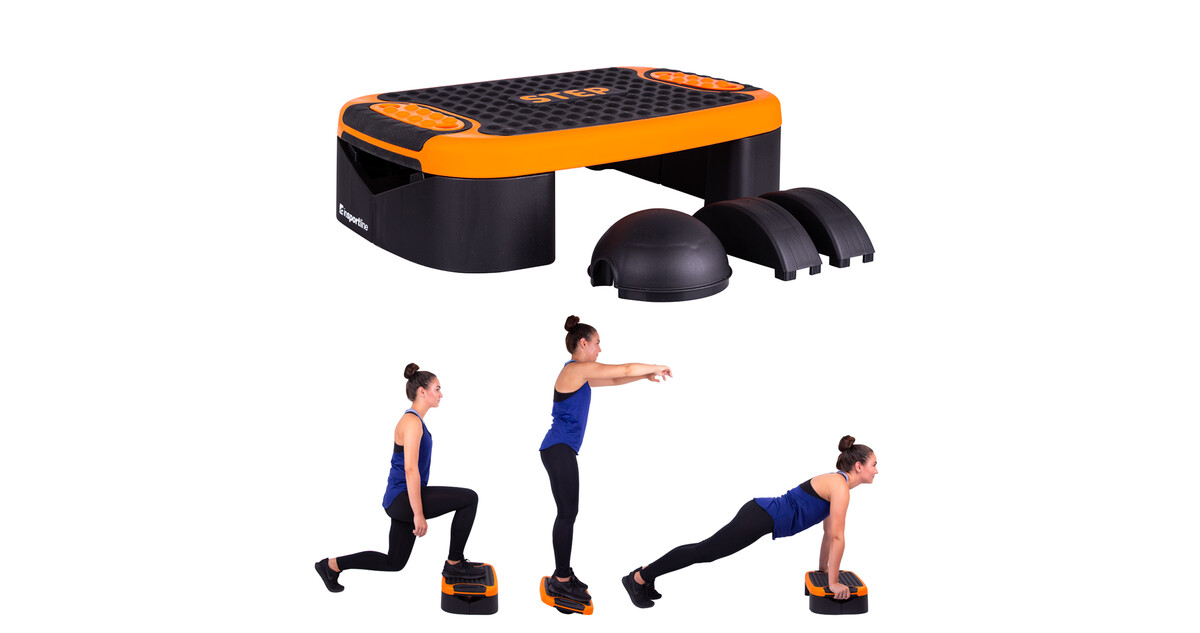 Step fitness do aerobiku regulowany inSPORTline AS250 - inSPORTline