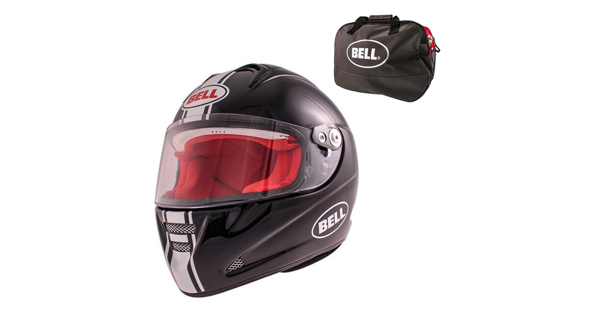 Motorcycle Helmet BELL M5X Daytona Black White inSPORTline