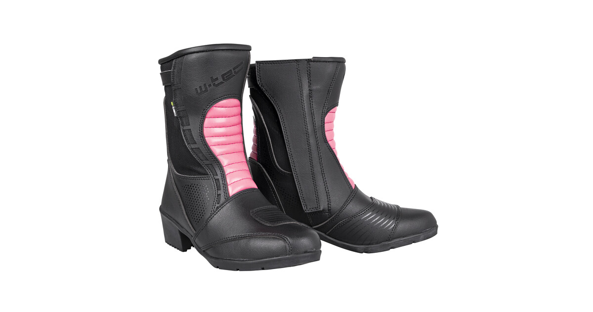 Pink motorcycle outlet boots for womens