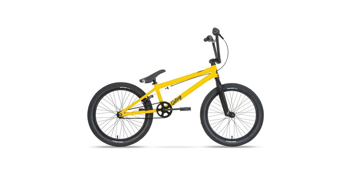 Black and yellow bmx bike best sale