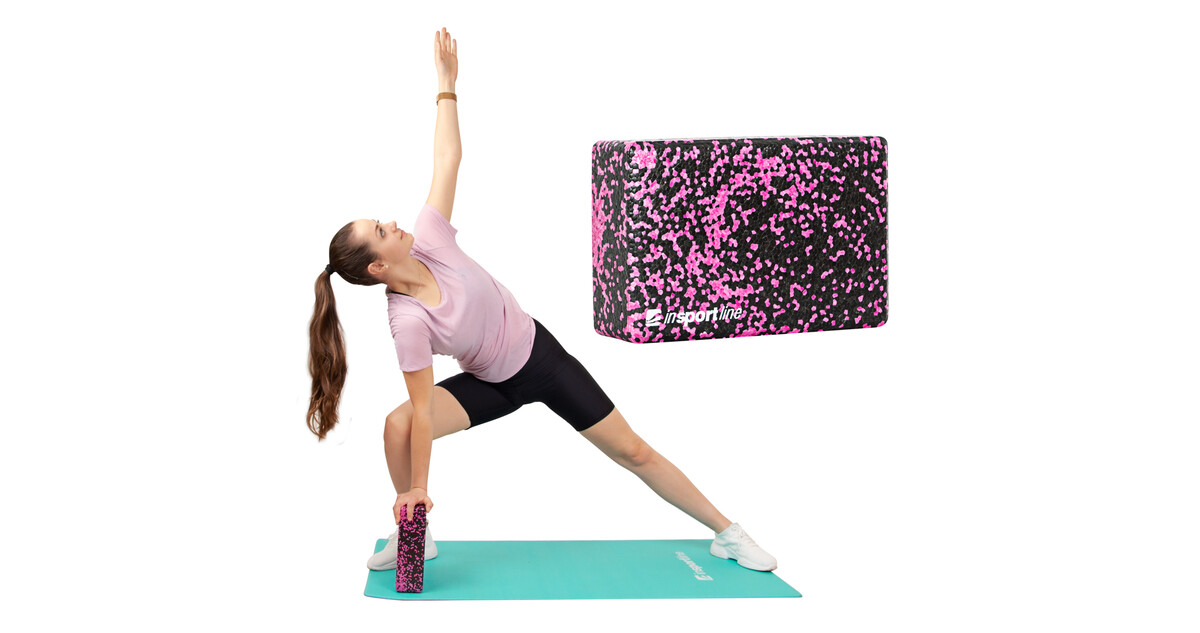 Yoga Block inSPORTline Pinkdot