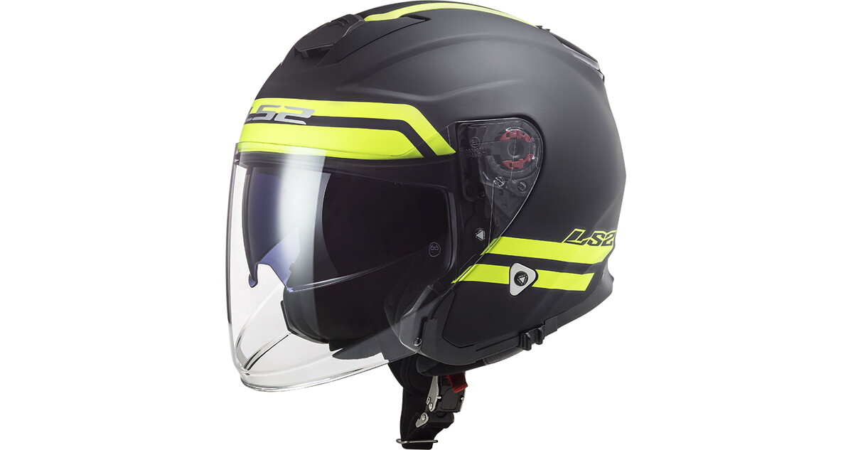 Open Face Motorcycle Helmet LS2 OF521 Infinity Hyper - inSPORTline