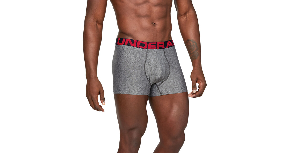 Under Armour Tech 3inch 2 Pack Boxers Mens