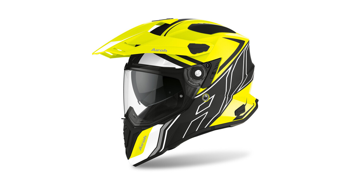 Airoh commander carbon store yellow