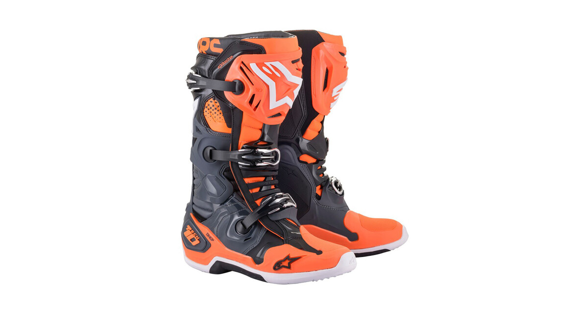 Alpinestars tech 10 orange best sale