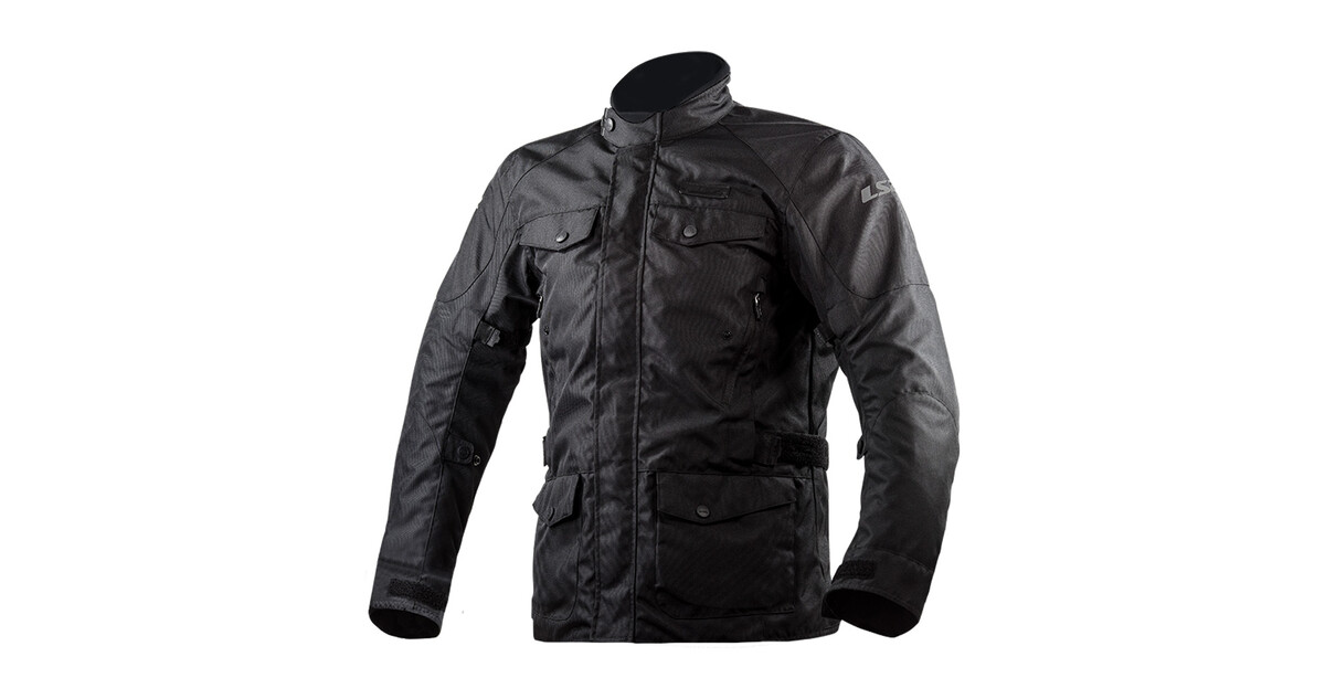 Veste moto technique LS2 Metropolis Man WP Certified Black Vente en Ligne 