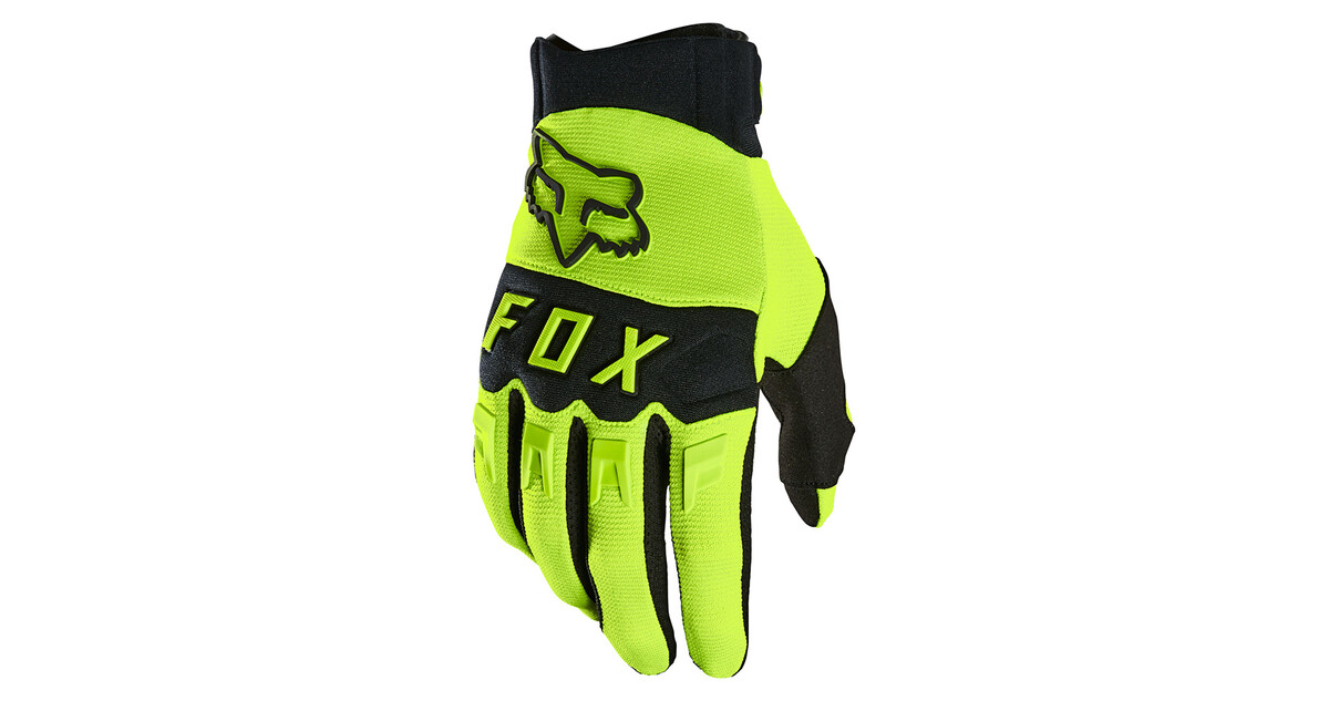 Motocross Gloves FOX Dirtpaw Ce Fluo Yellow MX22 - inSPORTline