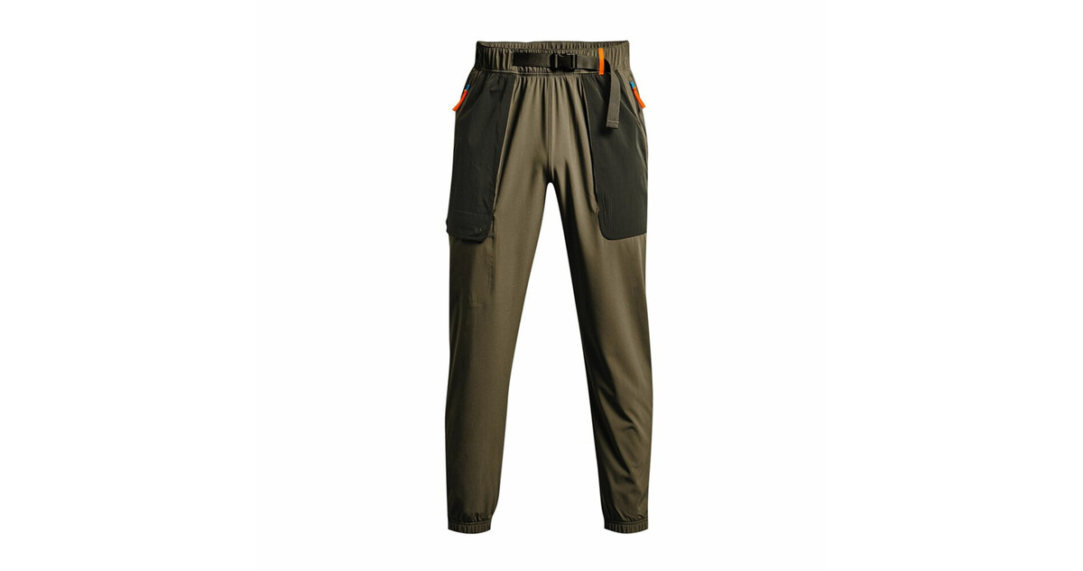 NWT Under Armour Men's 3XL UA RUSH Woven Tearaway Pants Tent/Blaze