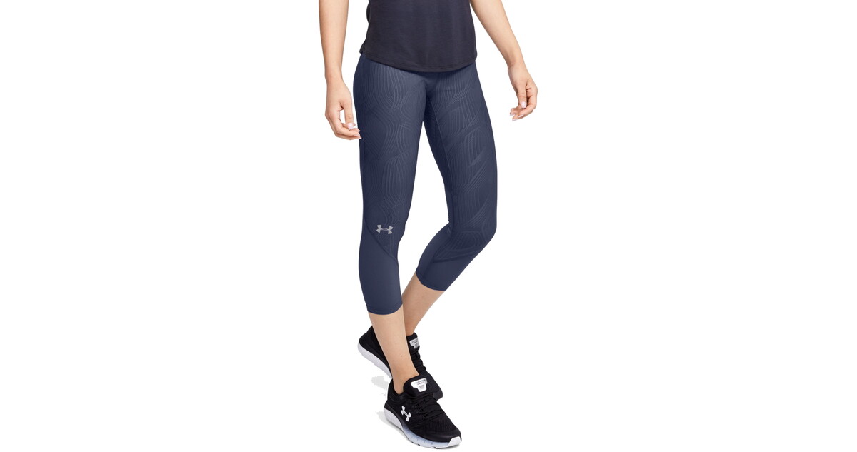 Women's Capri Leggings Under Armour Fly Fast Jacquard Crop - inSPORTline