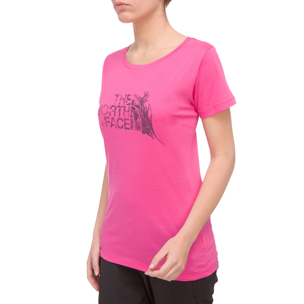 ladies north face tshirt