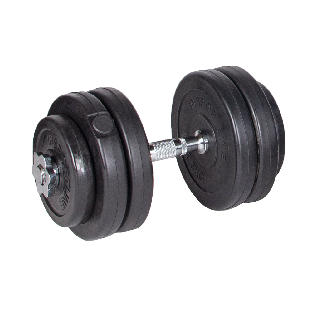 Cement Plate-Loaded Dumbbell Set inSPORTline CEM 180 + 40 cm/30 mm 80 ...