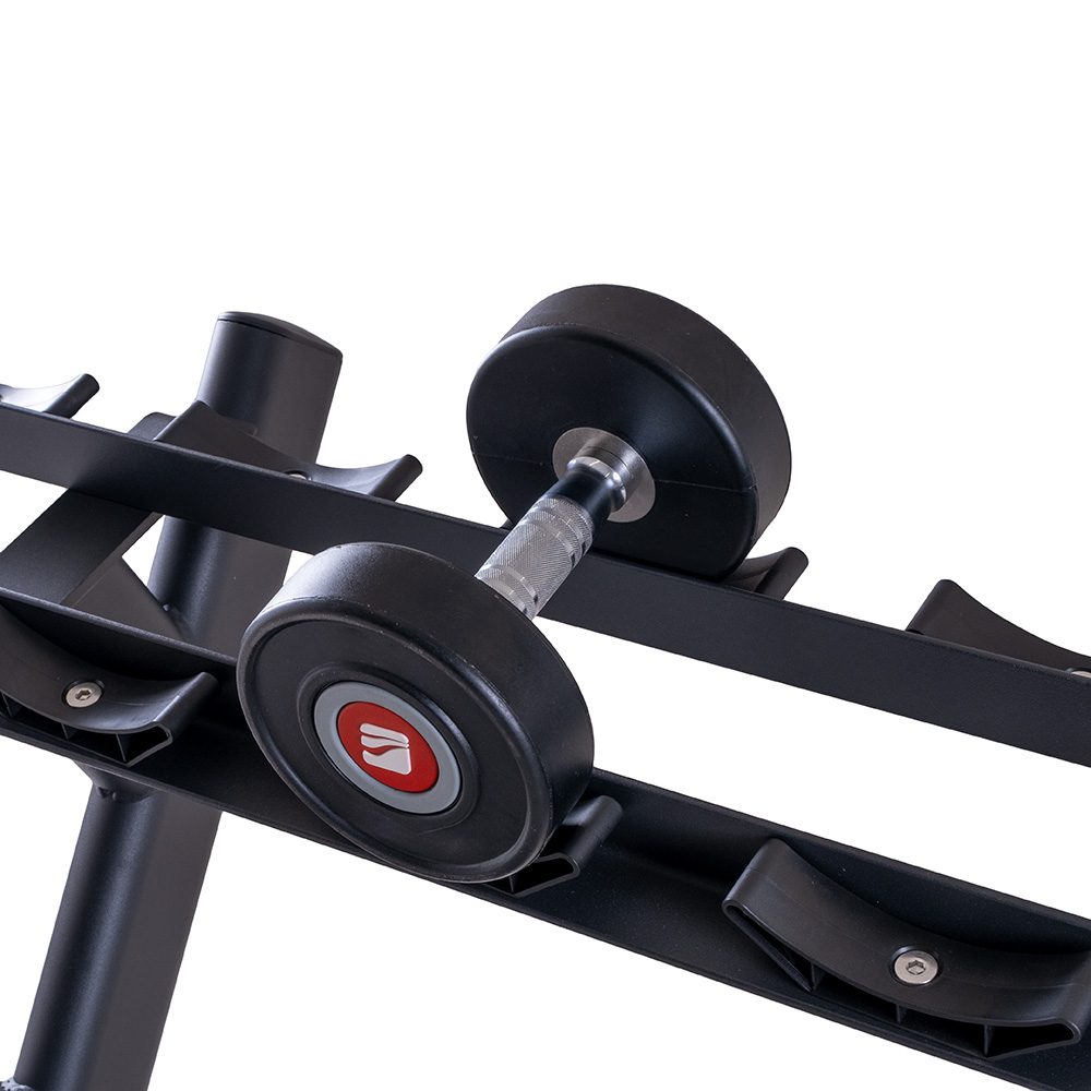 Three-Shelf Single-Handed Dumbbell Rack inSPORTline GymRack III ...