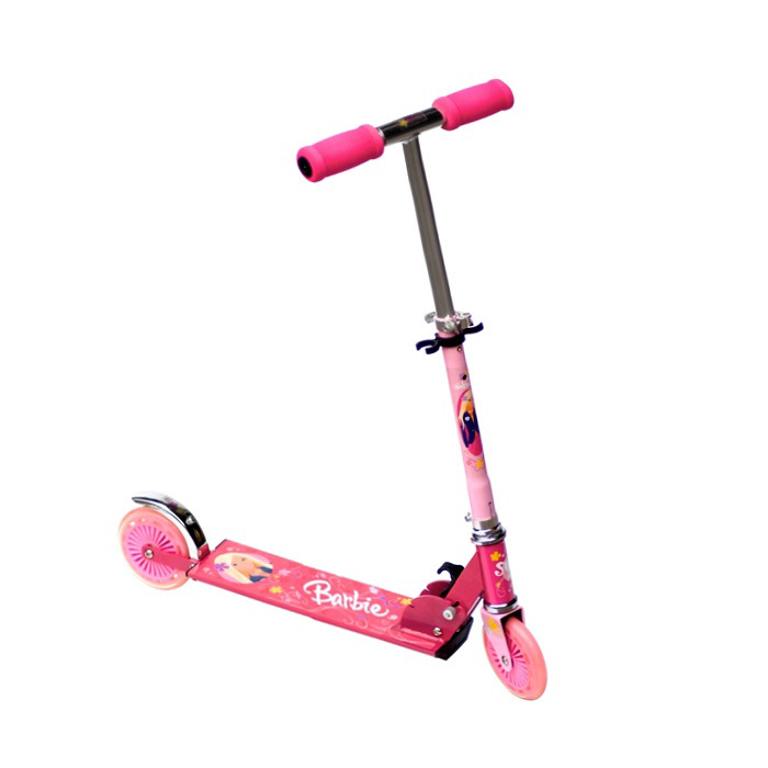 barbie on a scooter